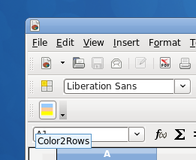 How to quickly apply color schemes to a spreadsheet with OpenOffice or LibreOffice /img/color2rows_button.png
