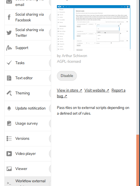 NextCloud 16 review /img/figure-03-external-scripts.png