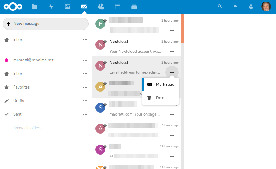 NextCloud 16 review /img/figure-14-nextcloud-mail-app.png