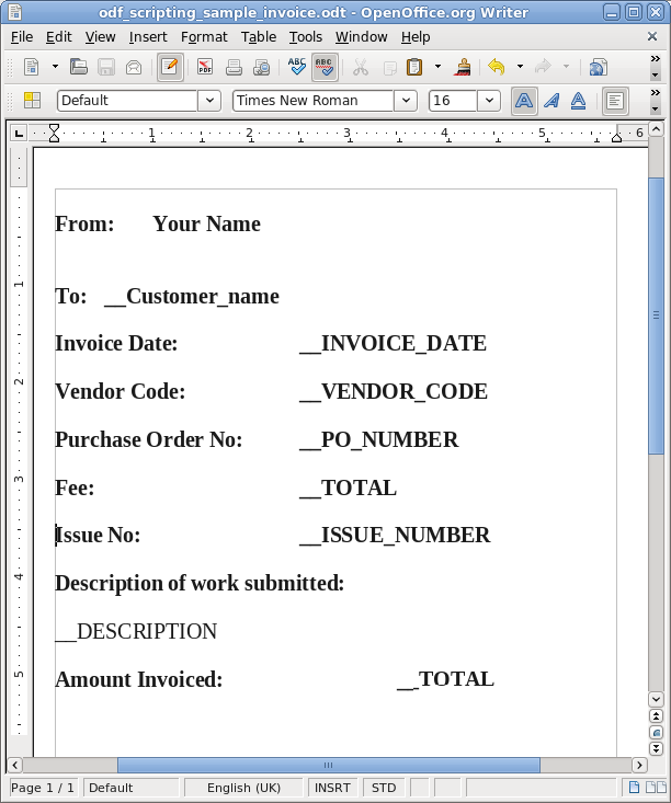 How to automatically create OpenDocument invoices without OpenOffice /img/odf_scripting_sample_invoice.png
